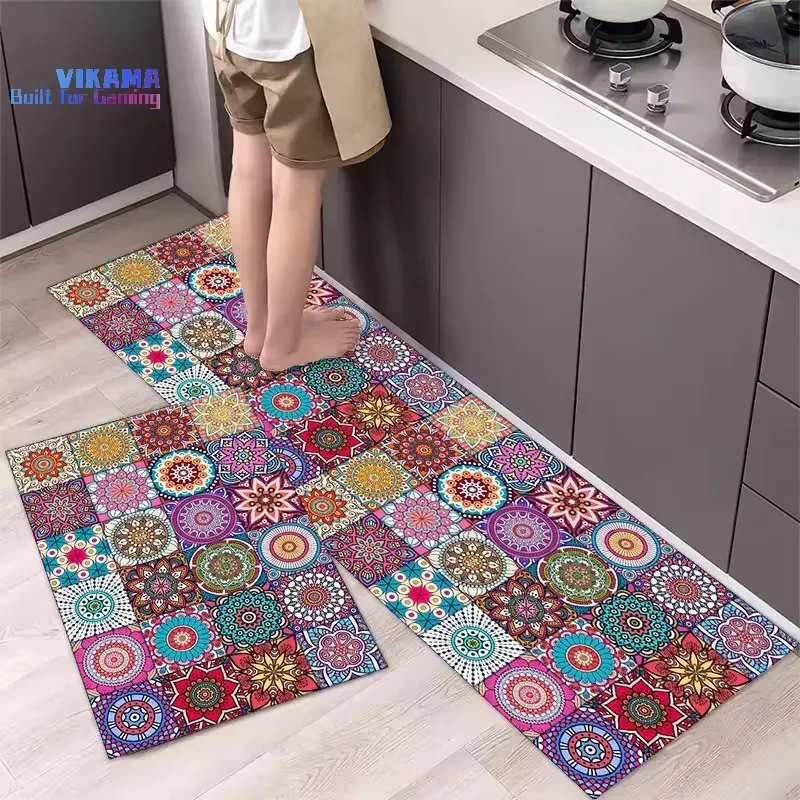 Tapis de cuisine 2 pièces mosaïque 
