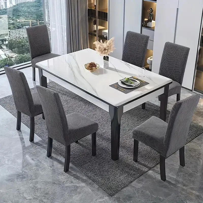  Housse de chaise élastiques jacquard 