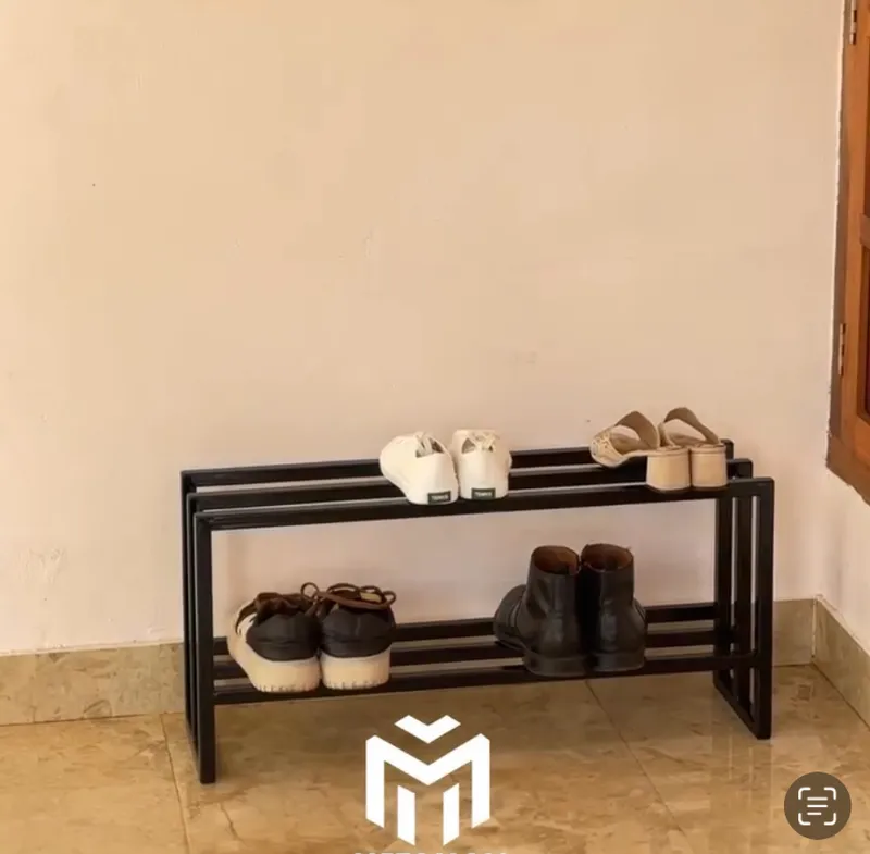 Porte chaussures en métal 